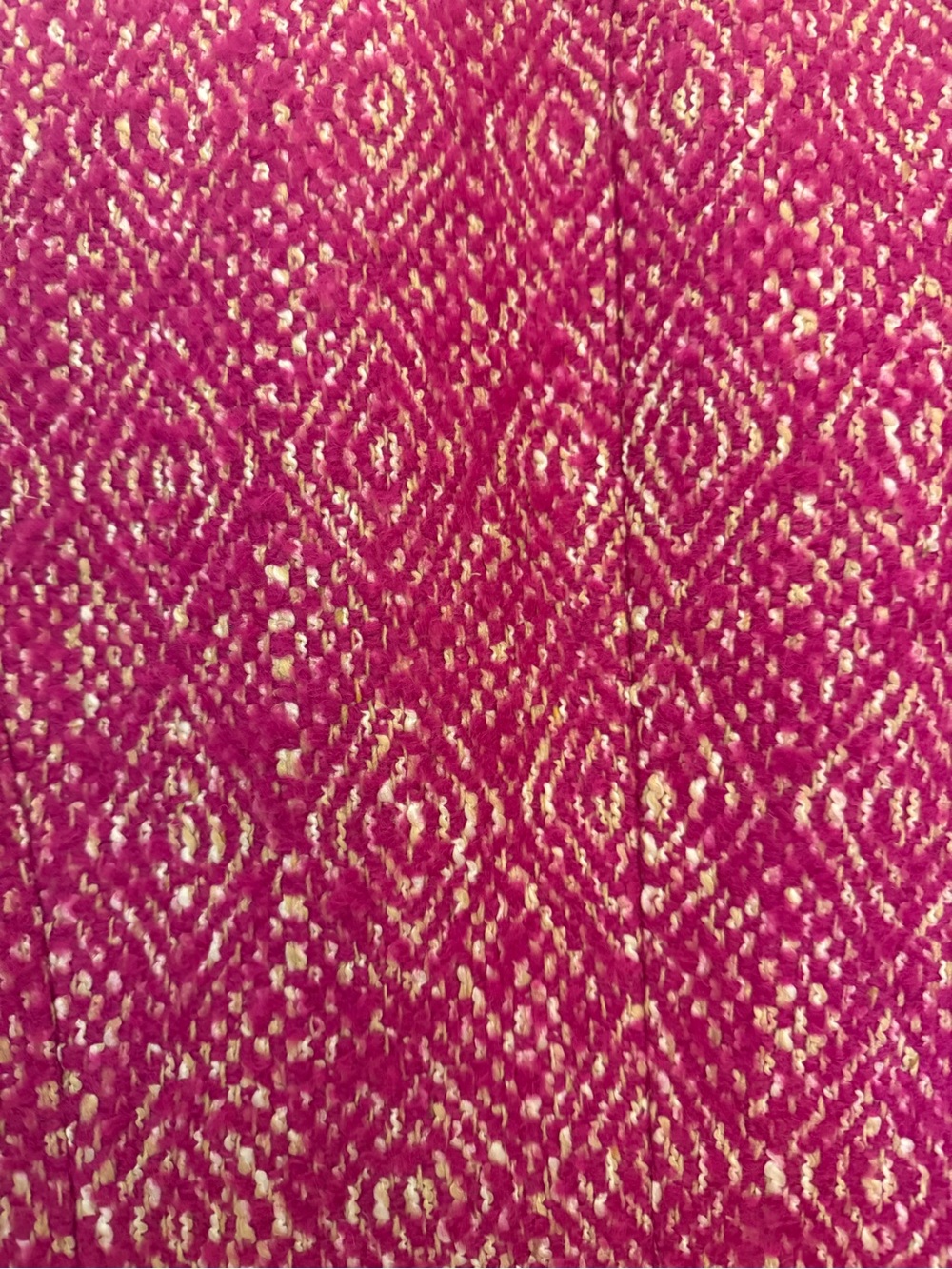 J.Crew Diamond Tweed Jacket Geometric Fringe in Pink - Picture 12 of 12